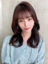 アフロート エル 錦糸町(AFLOAT L) 結んでもかわいいくびれセミロング × ミルクティーベージュ