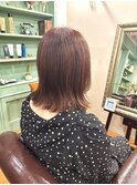 大人の暖色系カラー◇オレンジベージュ UiiC 梅田