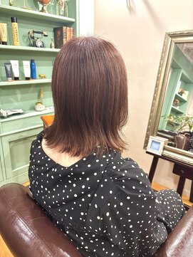 ウィーク 梅田(UiiC) 大人の暖色系カラー◇オレンジベージュ UiiC 中平鮎歌