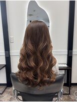 ロア 熊本(LOA)&nbsp;コテ巻き風パーマ　32ミリ風くっきりめ