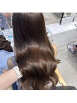 ビューバイネオリーブ 用賀店(Beau'r by neolive)&nbsp;黒髪クラゲヘアーオリーブグレー小顔ココアベージュ[用賀]》
