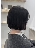 ぱつっとボブ