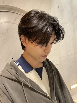 サイン メンズ 渋谷(SIGN men's) フェザーパーマダウンパーマニュアンスパーマセンターパート