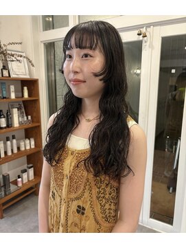 アミ カシワ(ami kashiwa) 顔まわりカット☆perm