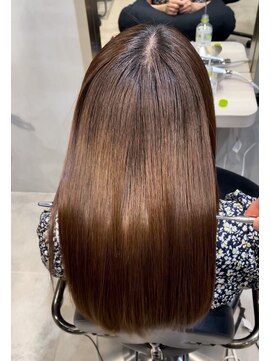 ジェコ ブラン(gecko. brun) 髪質改善ストレート/潤い艶髪/暖色系ブラウン #武蔵小山美容室