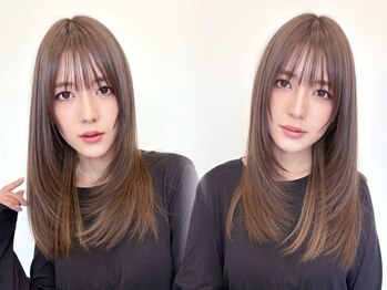 ルージュシー 堀江(RU10C)の写真/【堀江/心斎橋/四ツ橋】髪質やクセに合わせたオーダーメイド酸性ストレートで触れたくなるヘアへ。