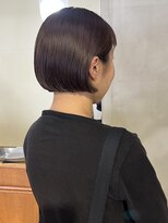 カールム(carlm) 【薬院・今泉carlm/上川美幸】まとまる切りっぱなし ミニボブ