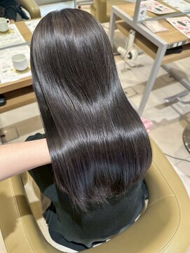 アース 高円寺店(HAIR & MAKE EARTH) 【髪質改善カラー】ダークグレージュ〔@x__xrn03 〕