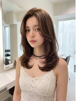 ブロウ ネックス ザ サロン 表参道(VLOW nex the salon)&nbsp;韓国風レイヤー　ベージュ表参道 【韓国vlow style＃５】