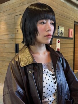 メイカ(MEIKA) 【 ぷつっとワイドバング × 切りっぱなしボブ 】浅野美紀