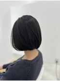 ぱつっと丸みボブ