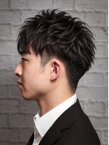 グレイスフルバーバー 新宿パークタワー店&nbsp;新宿20.30代メンズに◎ビジネスショートx束感ニュアンスパーマ