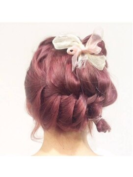 ヘアーサロン リノ(Hair salon LiNO) ビビッドピンク＋アレンジ