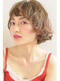 クセ毛を活かしたマッシュラインショートボブ☆【仲村渠 真弓】