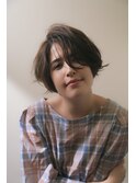 きれいめ柔らかショートボブ
