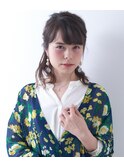 ナチュラル派オシャレ上級者★ハーフアップアレンジスタイル