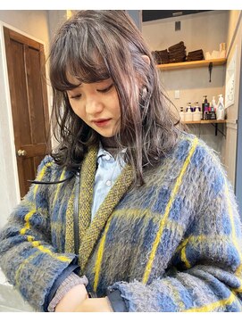 ブーフ(bufr) おっきーhair グレーベージュ (大名/今泉)