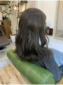 透け感グレージュカラー