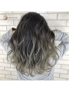 ドレスヘアーガーデン(DRESS HAIR GARDEN) 大人可愛い☆バレイヤージュ  アッシュベージュ