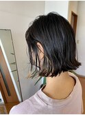 ミニボブ外ハネスタイル