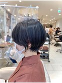 大人っぽ黒髪ショートボブ【Ash大泉学園 横山】