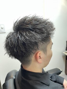 ネクサス 築地店 ツイストパーマ×アップバングショート