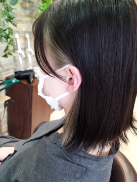 オーガニックサロン フェイス 梅田店(organic salon face) インナーカラー＃シルバー系