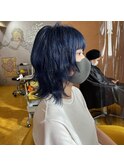 【Asante】ウルフカット Navy