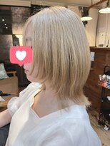 ビグディーサロン 武庫川(BIGOUDI salon) ミディアムウルフ