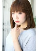 ボブ×透明感