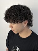 波巻きパーマ 波巻きスパイラル マッシュウルフ 新宿