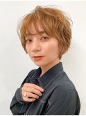 【長谷川】ふんわりブロンドショート