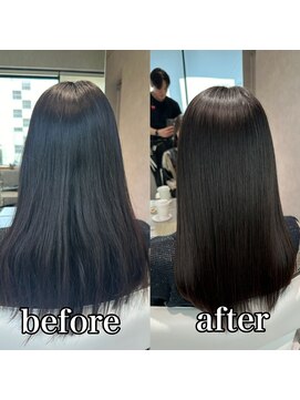 ルミス 銀座(Lumis) ストレートスタイル/艶髪/髪質改善/縮毛矯正/20代30代40代50代