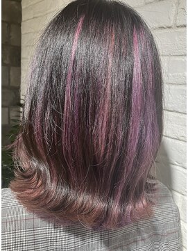 ミドル(MIDDLE) デザインカラー　アンブレラカラー