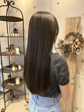 アチーブ ヘア デザイン(achieve hair design) グレージュカラー透明感カラー艶感10代20代30代大人可愛い