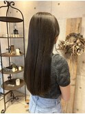 グレージュカラー透明感カラー艶感10代20代30代大人可愛い