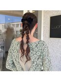【hair＆healing  Luonto】ツイン編みおろし