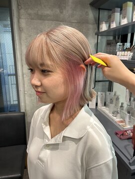 スタイル スマート サロン(STYLE smart salon) 【kanae/藤沢】インナーカラー/ミルクティー/ホワイトピンク