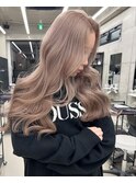 【LINOET 名古屋】佐藤まいら　ミルクティーベージュ