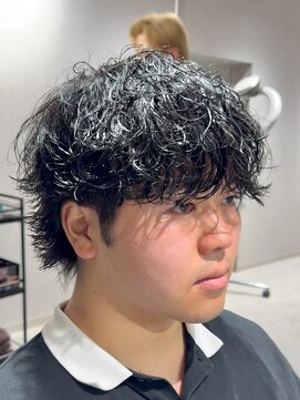 テクト バイアッシュ 吉祥寺店(Tect by Ash) ウルフカット波巻きパーマツーブロック