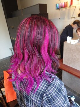 ディスコヘアー(DISCO HAIR) 流行のアンブレラカラー