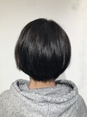 まとまるグラボブ/髪質改善/透明感カラー/小顔カット/30代/40代