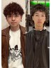 【MEN‘Sクーポン】カット＋ケアパーマ＋２STEPトリートメント11000円