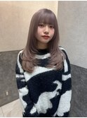 ★美髪ラベンダーカラーピンクブラウンラベンダーピンク