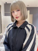バランス ヘアーアンドアイラッシュ 野田店(balance.) 顔まわりレイヤーでつくる愛されボブリ