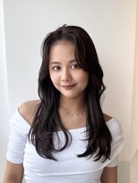 アマトウキョウスマートサロン(AMA TOKYO×Smart Salon)&nbsp;韓国ヘア　2wayバング  レイヤーカット くびれヘア  顔周り