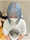 【chiaki】ice blue/ハイトーン