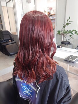 アオフジヘアー(AoFuji-hair) レッドカラー