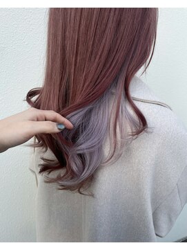 クレア バイ グレープバイン 金沢文庫(CLAIRE by GRAPEVINES) インナーカラー/ダブルカラー/ブリーチ/ハイトーン/ロング