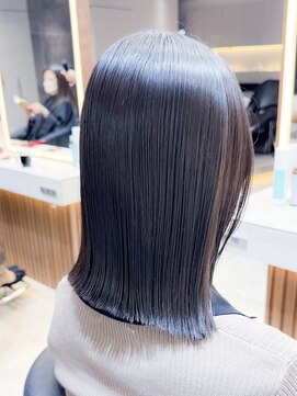 ロンド ロワール 門前仲町(Lond Loire) 髪質改善ボブ縮毛矯正ミディアムレイヤー似合わせカット門前仲町